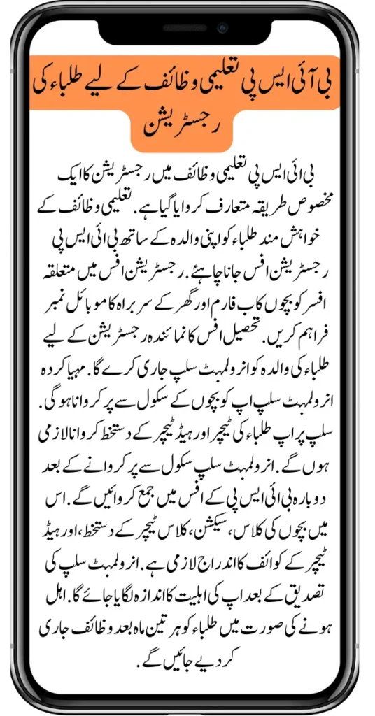 Age Criteria for BISP Academic Scholarship Eligibility