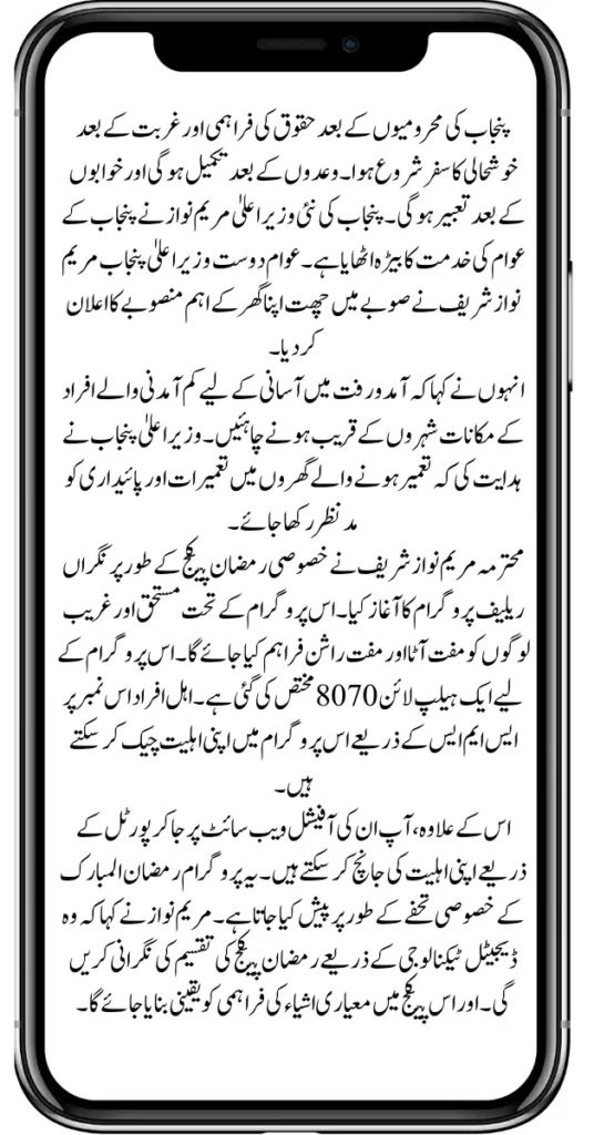 The Government Made Punjab Agenda for Punjab Provence 2025
