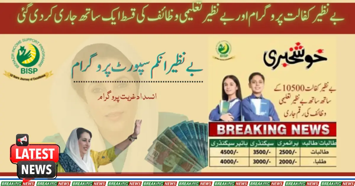 Benazir Education Scholarships 10500 Online Registration
