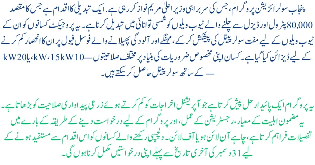 Punjab CM Launches Free Solarization Program for Agricultural Tube Wells A Game-Changer for Farmers