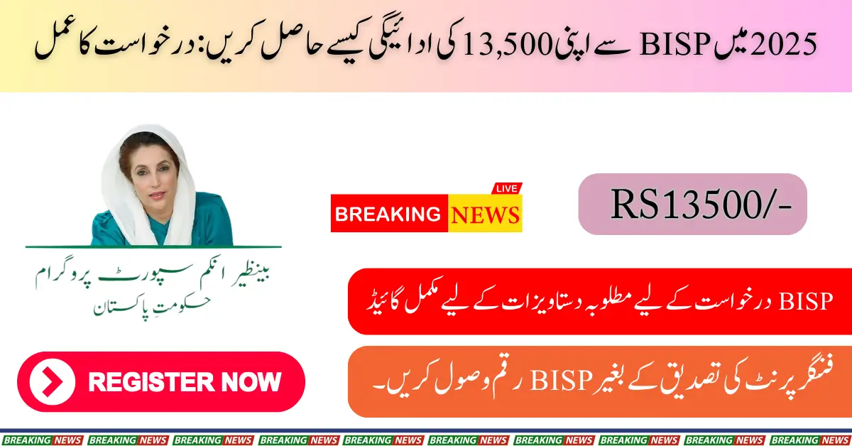Guide 8171 to Receiving Your 13,500 BISP Payment in 2025 Complete Application Process