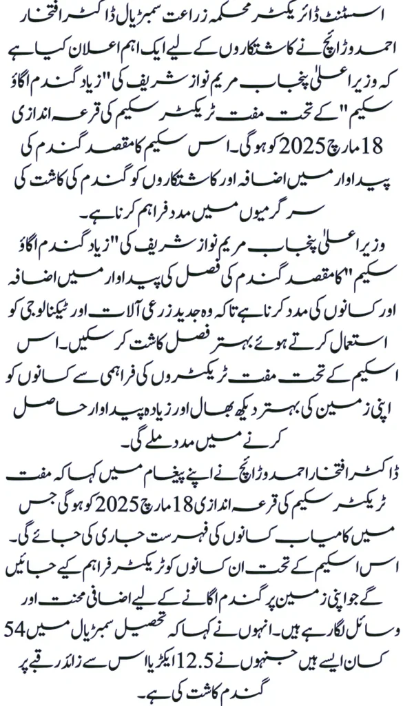Latest Free Punjab Green Tractor Scheme List Find Out if You’re a Winner.webp